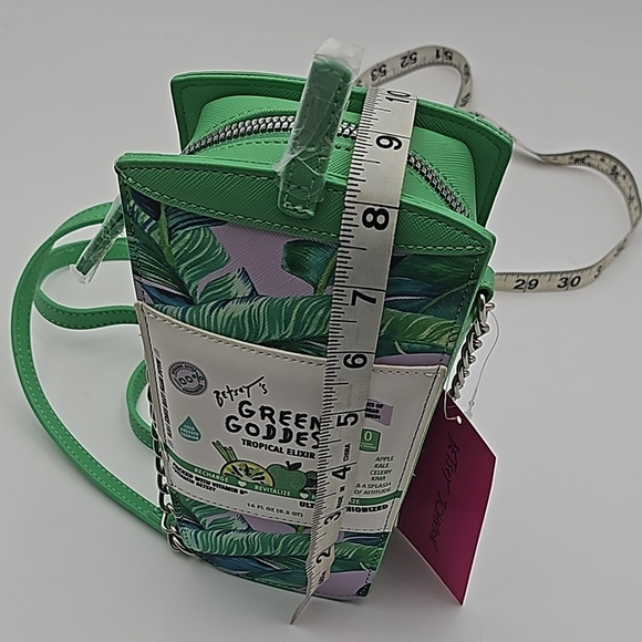 Betsey Johnson Green Goddess Tropical Elixir Crossbody Bag - Picture 6 of 10